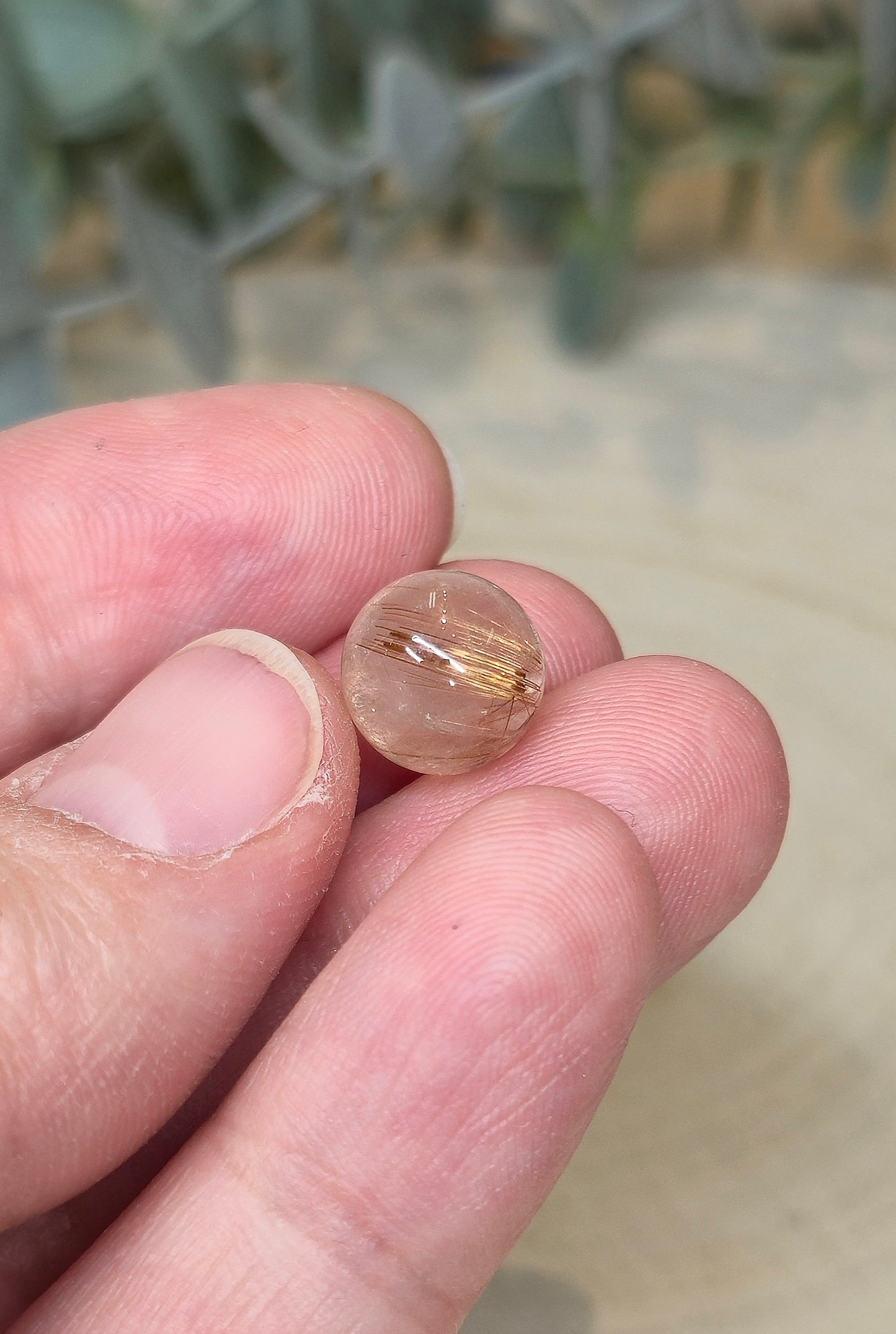 Sphère Quartz rutilé