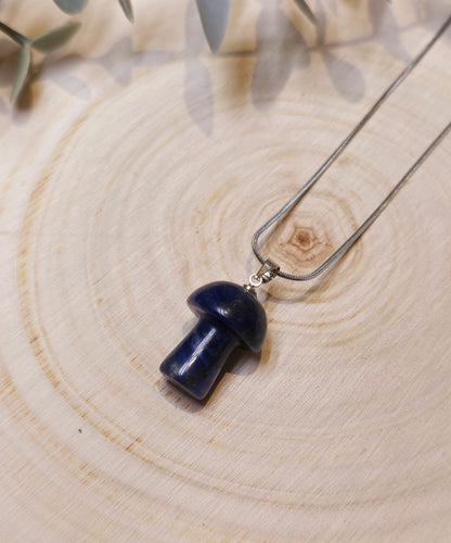 Collier Champignon Sodalite