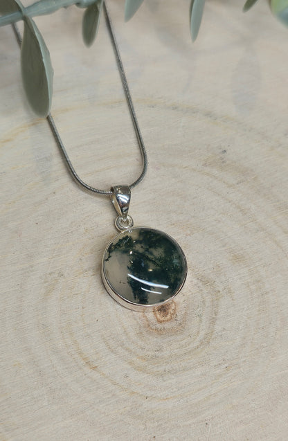 Collier Agate mousse