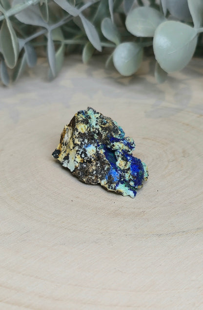 Azurite Malachite Chrysocolle brute