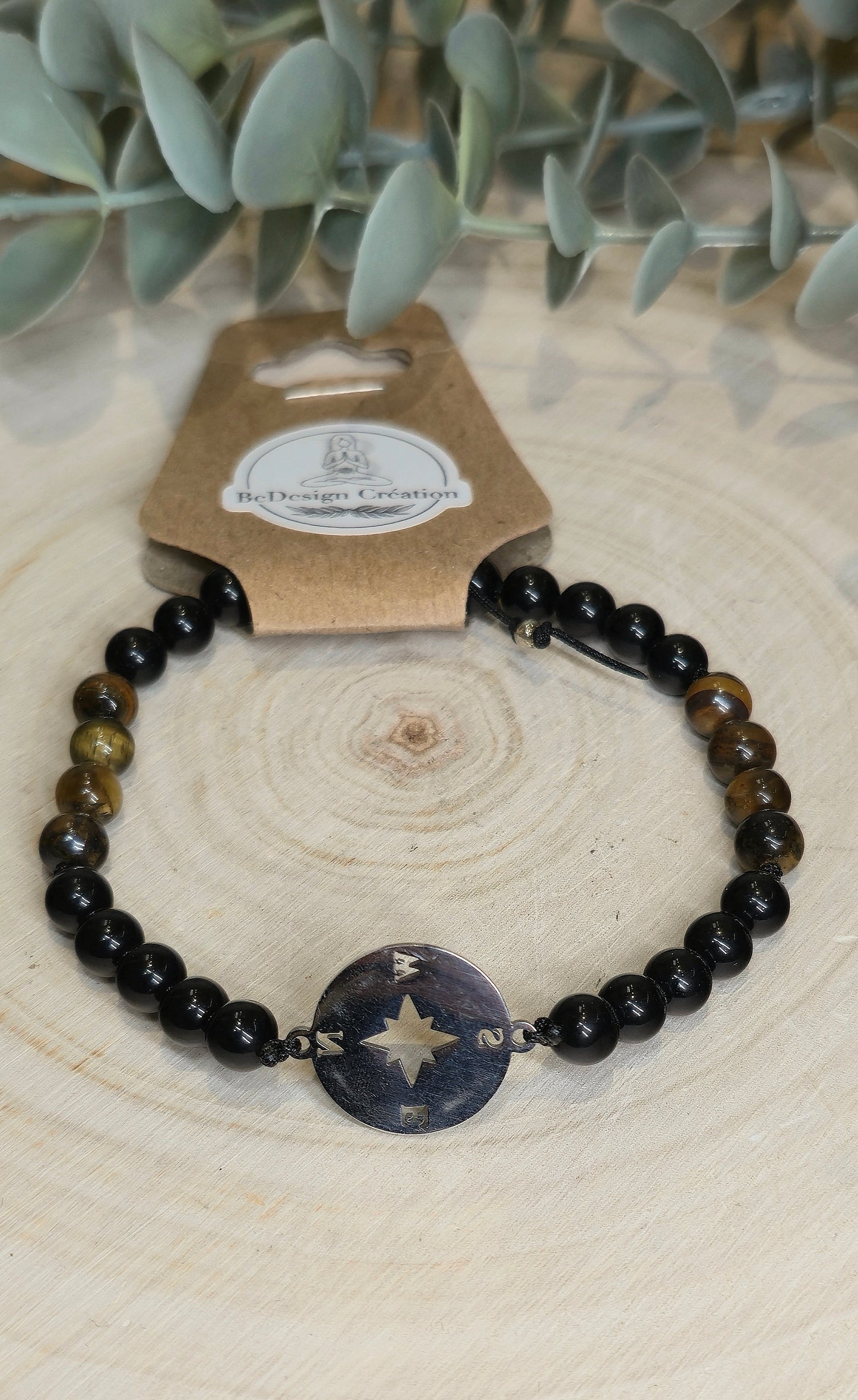 Bracelet avec pierres - création unique