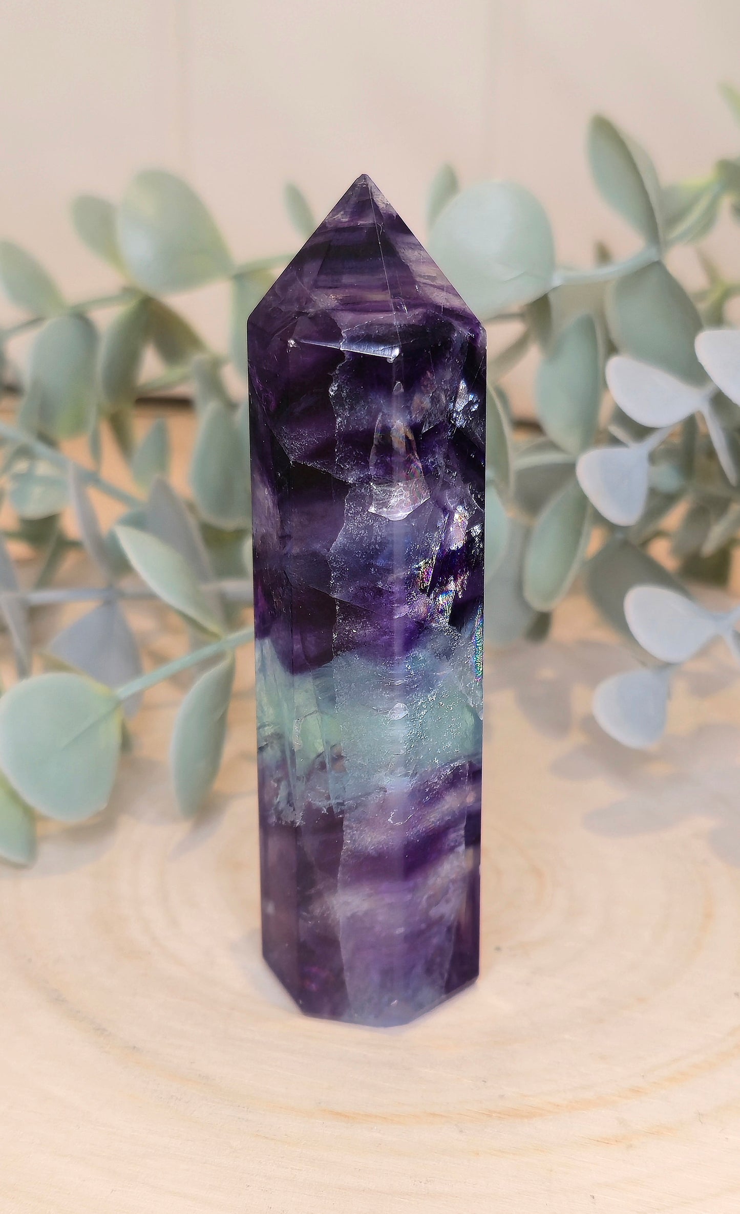 Pointe en Fluorite