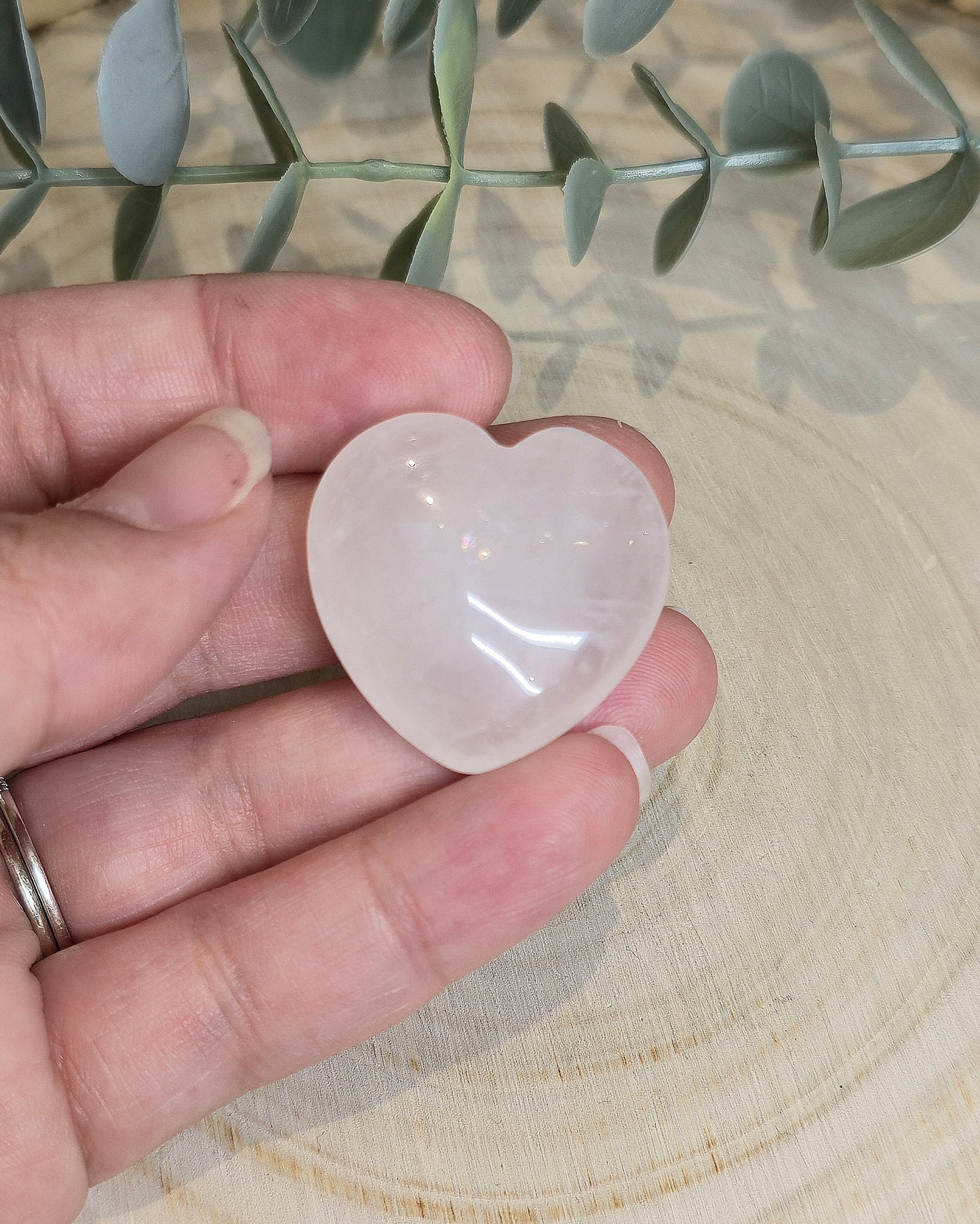 Coeur en Quartz clair
