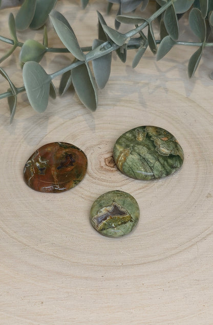 Pierre de paume mince Rhyolite