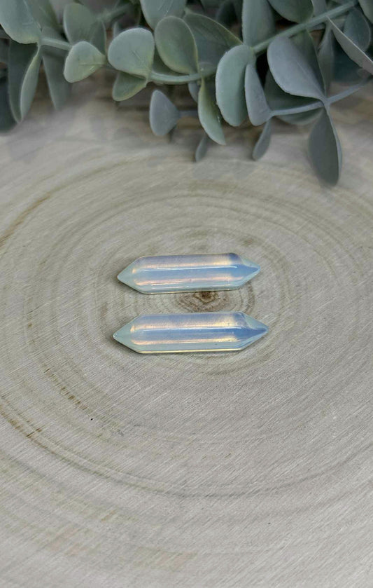 Mini Double Pointe en Opalite (manmade)
