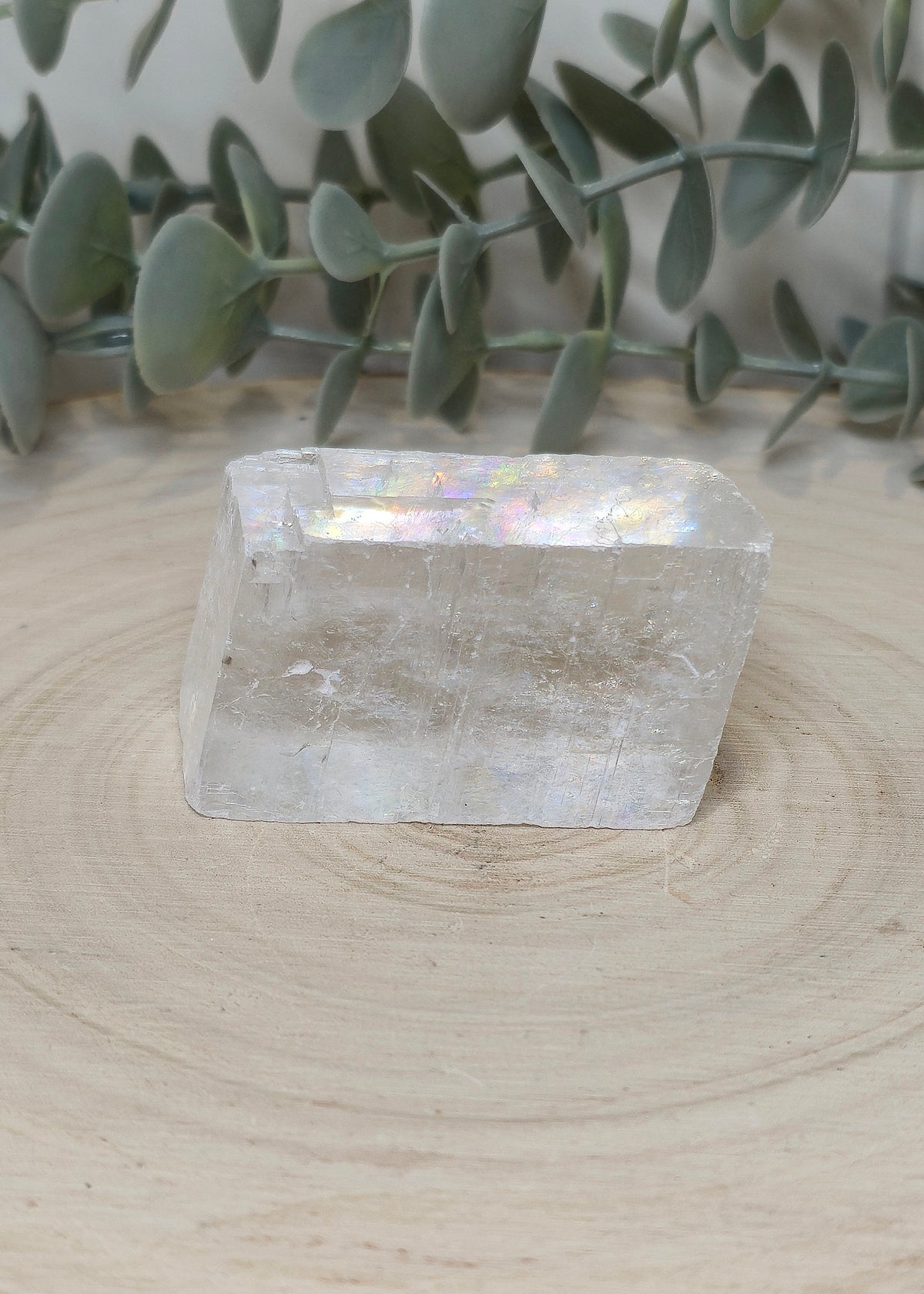 Cube de Calcite optique claire