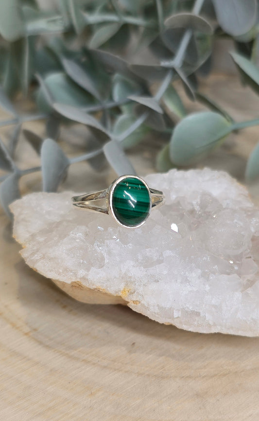 Bague Malachite