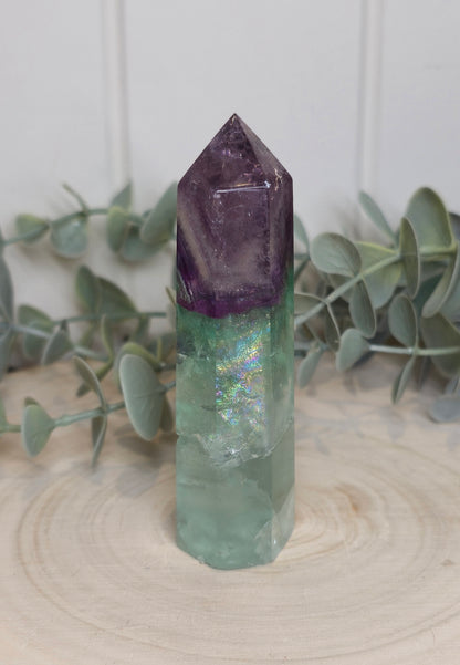 Pointe en Fluorite *réparée*