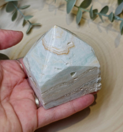 Base pointe polie Calcite des caraïbes