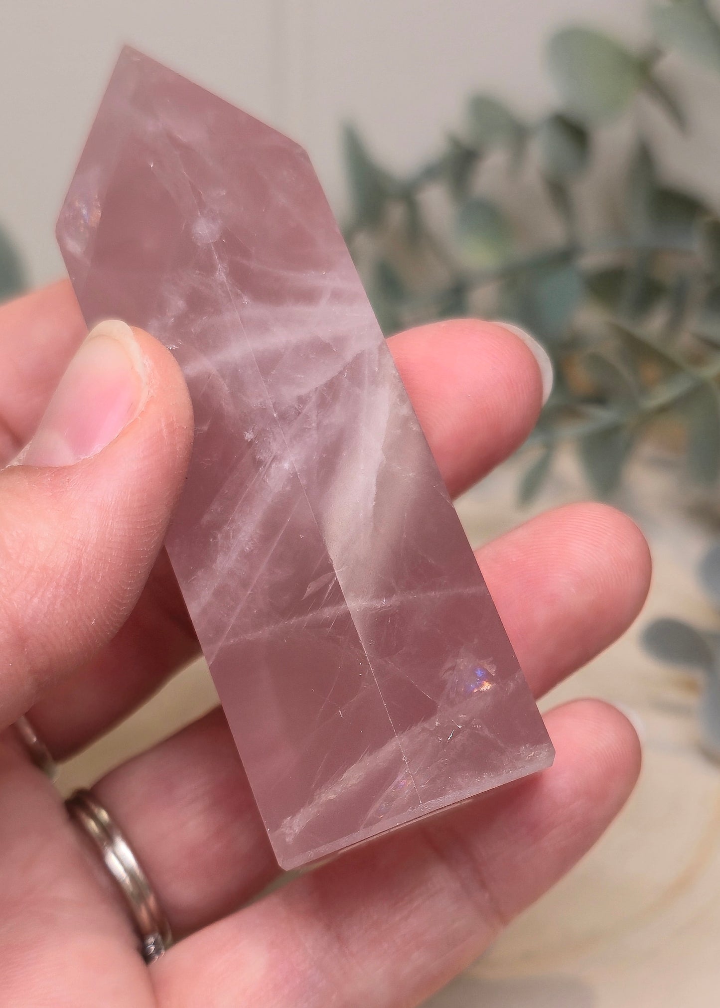 Pointe en Quartz rose