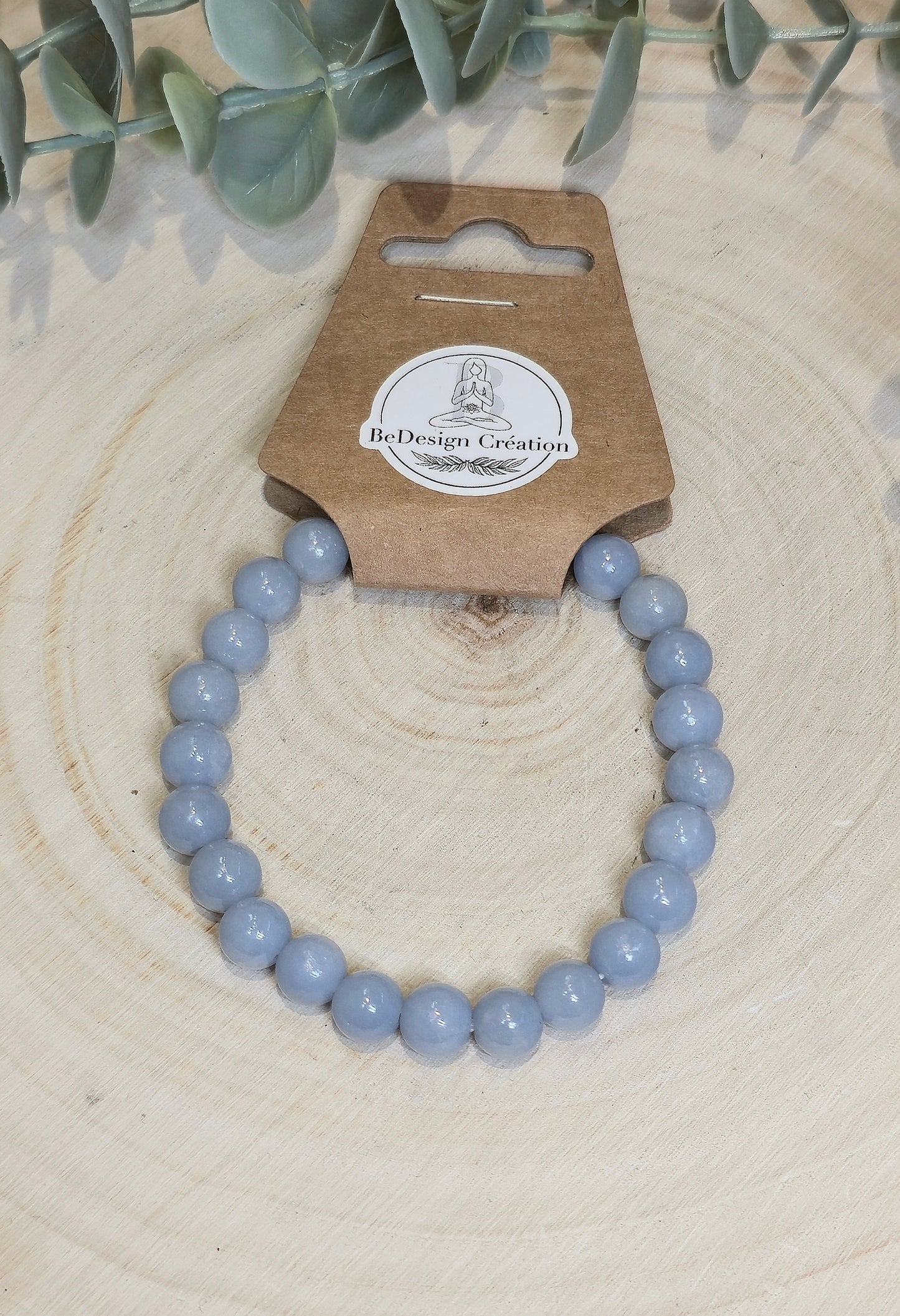 Bracelet Angélite 8mm