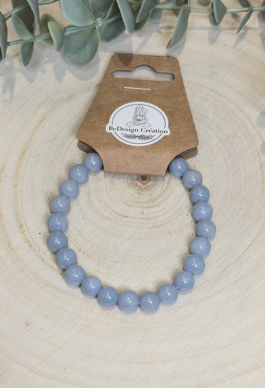 Bracelet Angélite 8mm