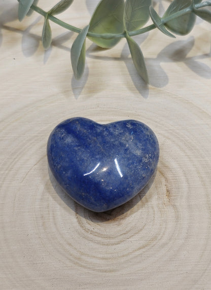 Coeur en Aventurine bleue