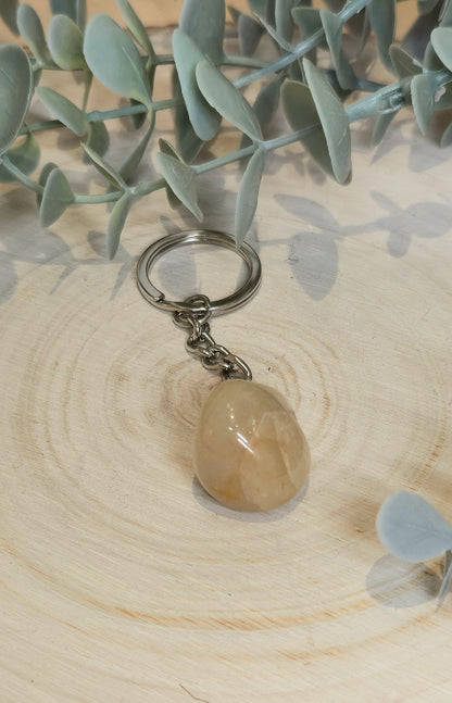 Porte-clé avec Pierre barattée