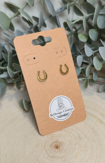 Boucles d’oreilles Fer à cheval gold