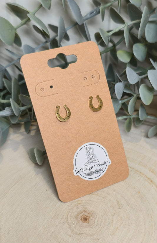 Boucles d’oreilles Fer à cheval gold