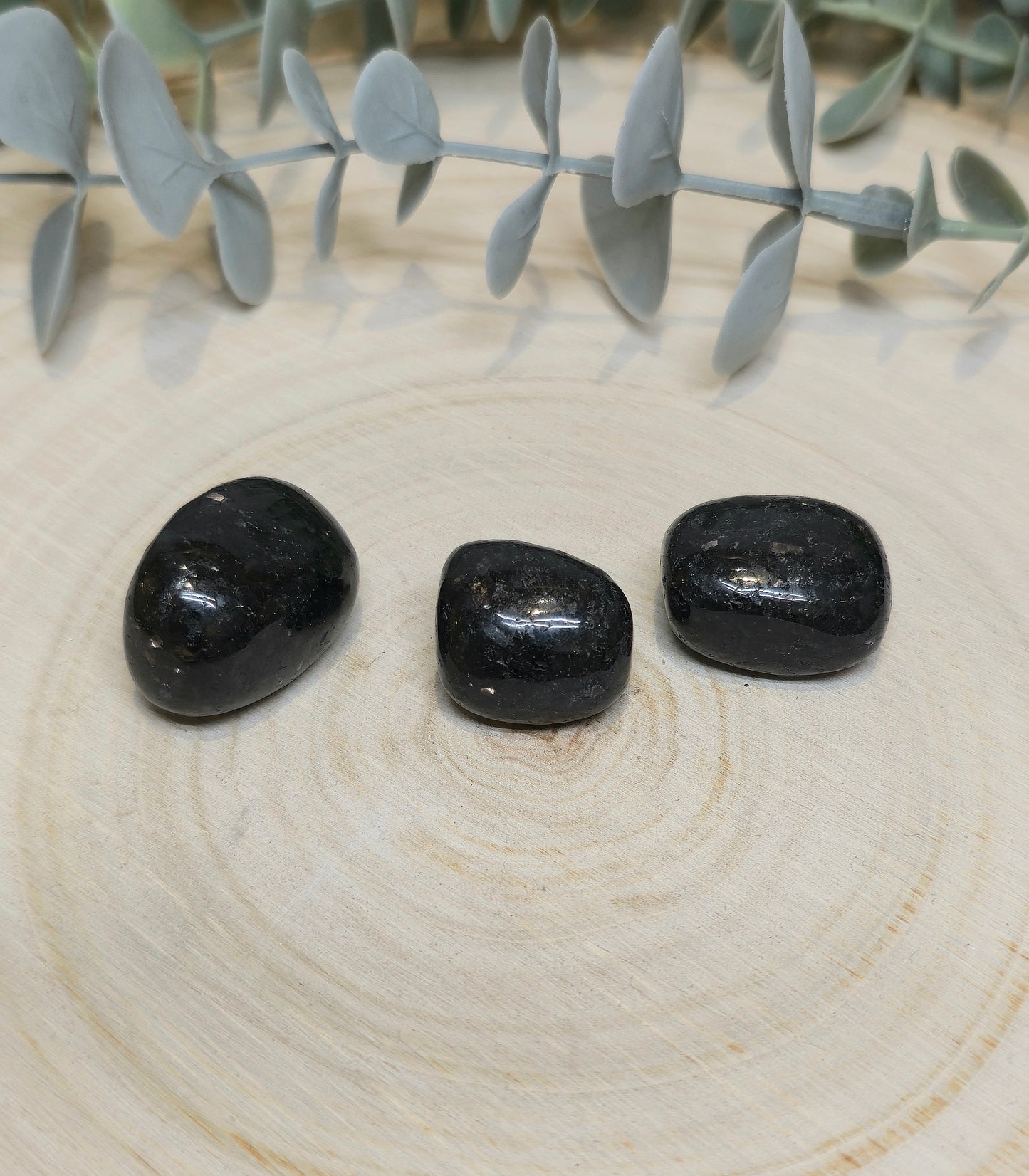Nuummite d’Inde barattée