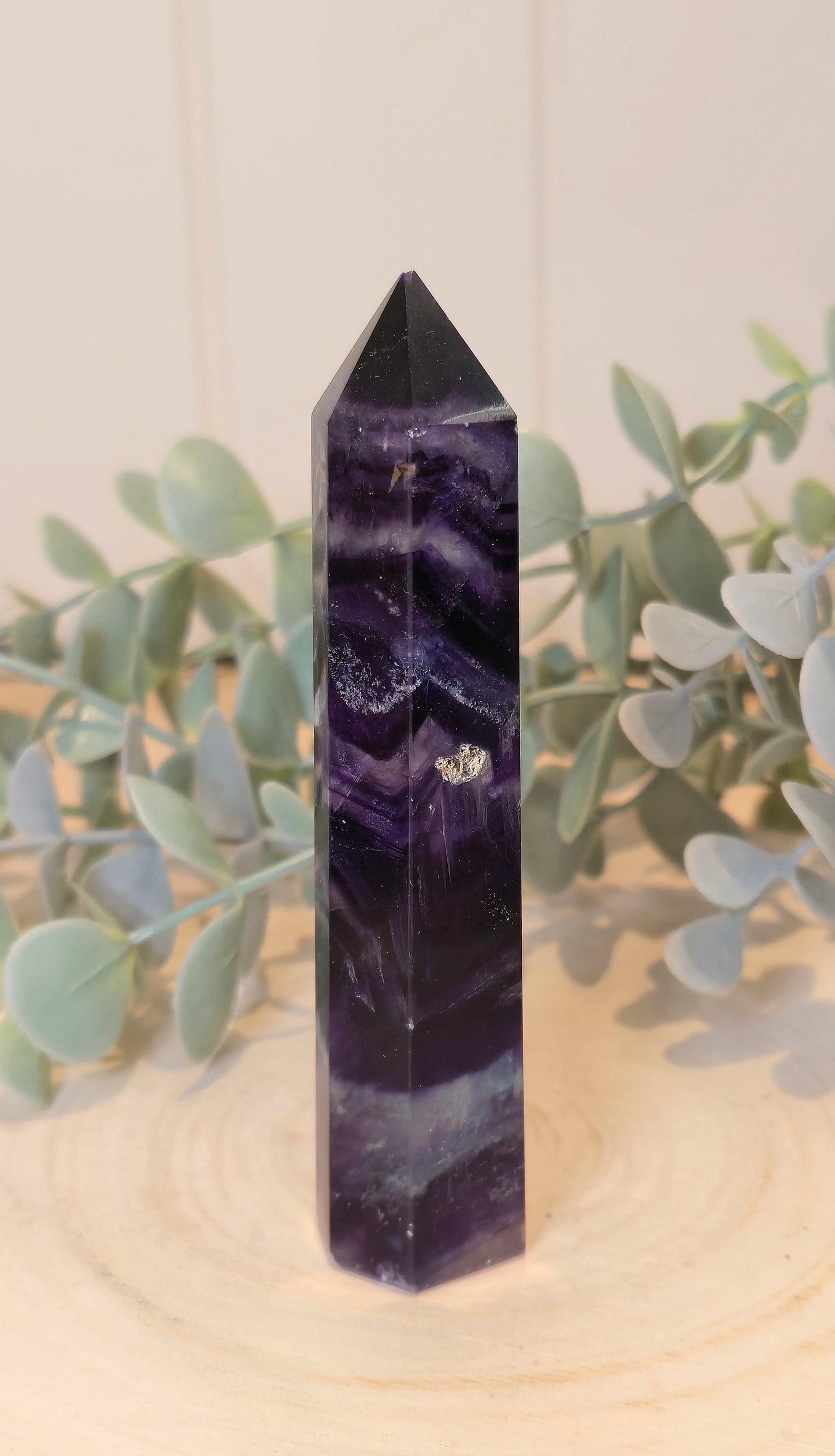 Pointe en Fluorite