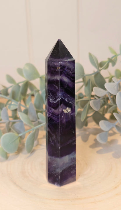 Pointe en Fluorite