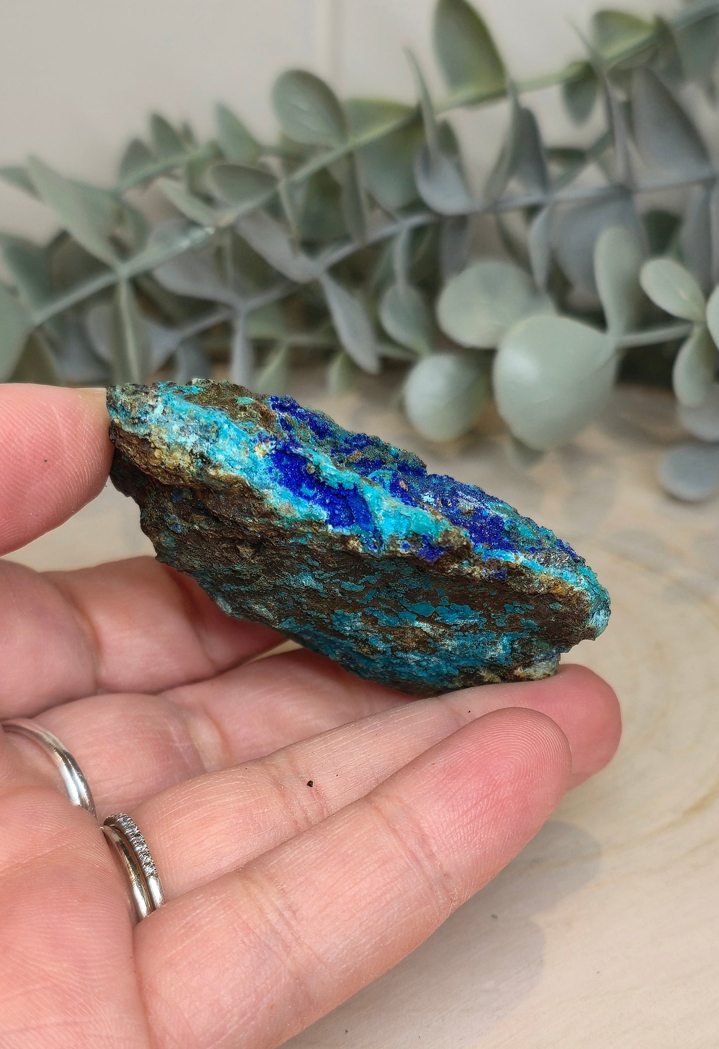 Azurite Malachite Chrysocolle brute
