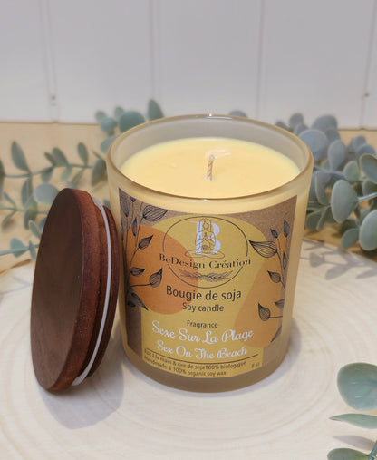 Bougie de soja - Sexe sur la plage