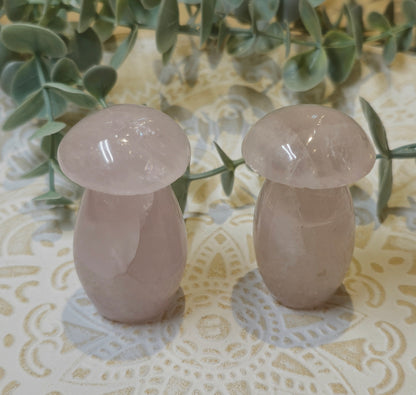 Champignon Quartz rose