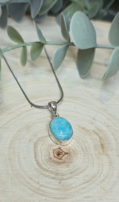 Collier Amazonite ovale