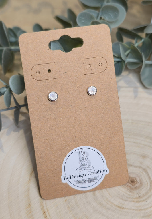 Boucles d'oreilles Pierre de lune