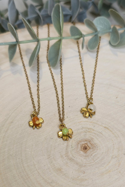 Collier petit Trèfle à 4 feuilles gold