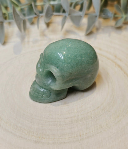 Crâne Aventurine verte