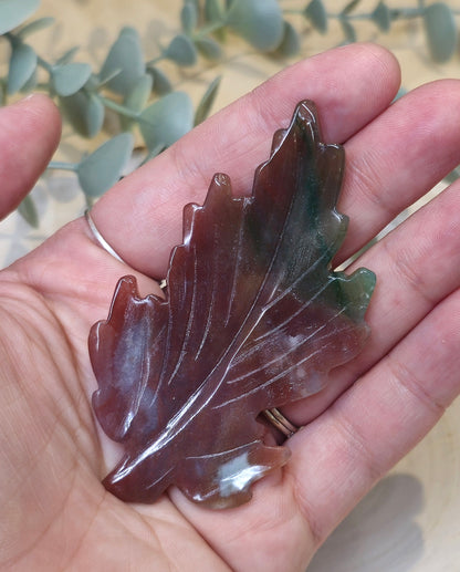 Feuille Jaspe Océan