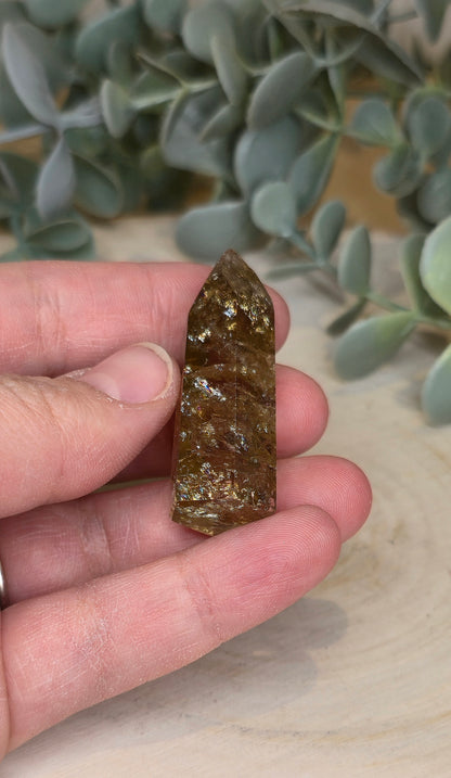Pointe en Citrine Naturelle