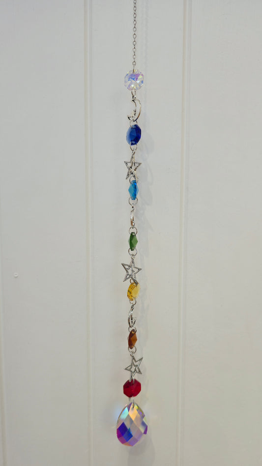 Capteur de lumière Chakras Étoile/lune