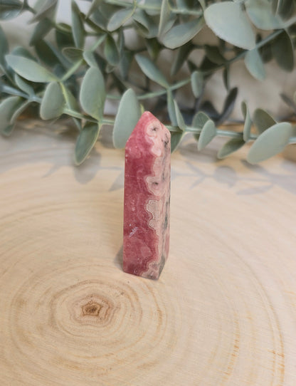 Pointe en Rhodochrosite