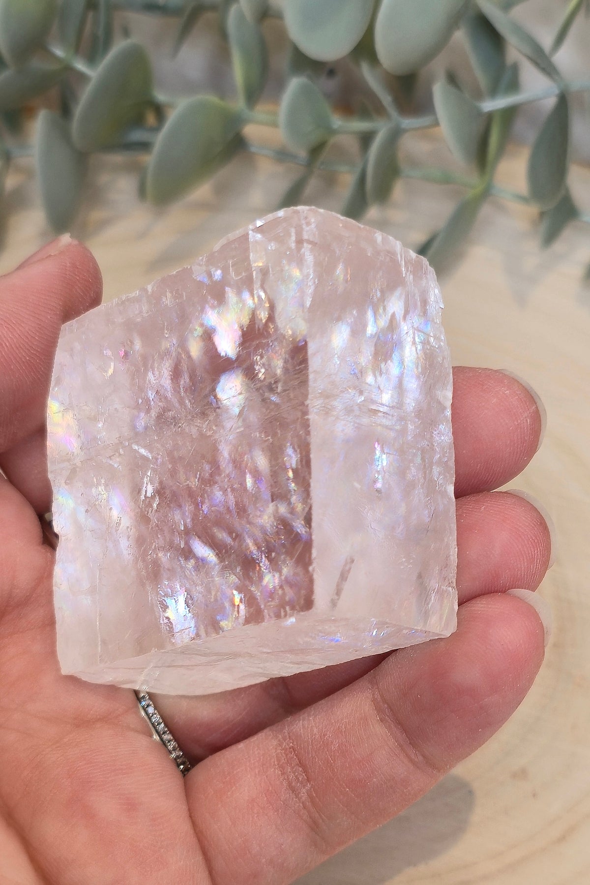 Cube de Calcite optique claire