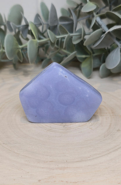 Tranche d’Agate dentelle bleue