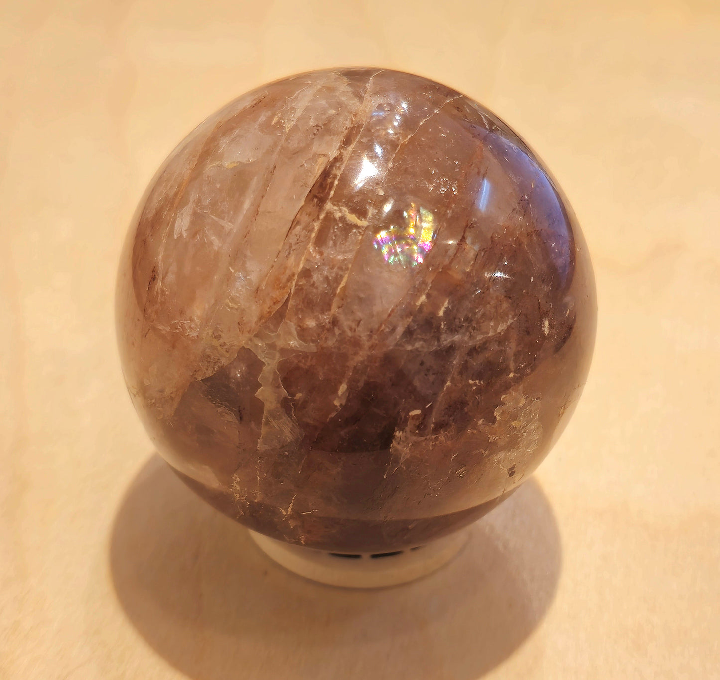 Sphère Quartz feu