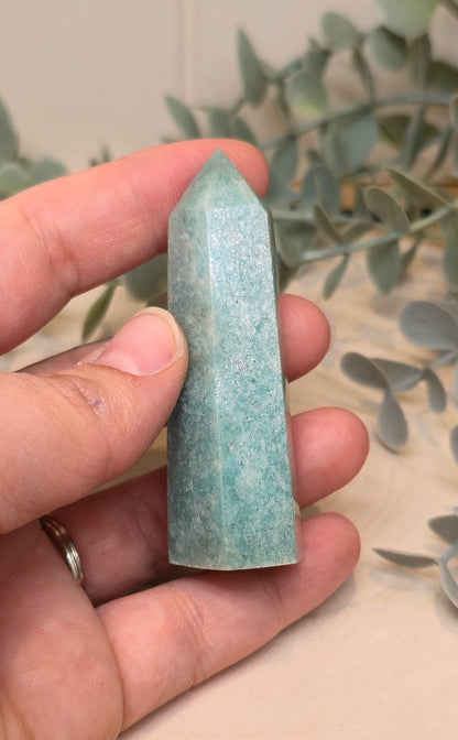 Pointe en Amazonite