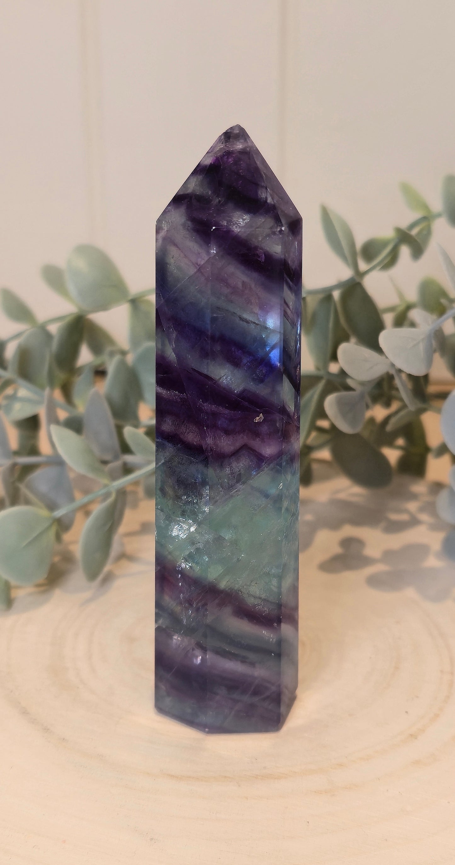Pointe en Fluorite