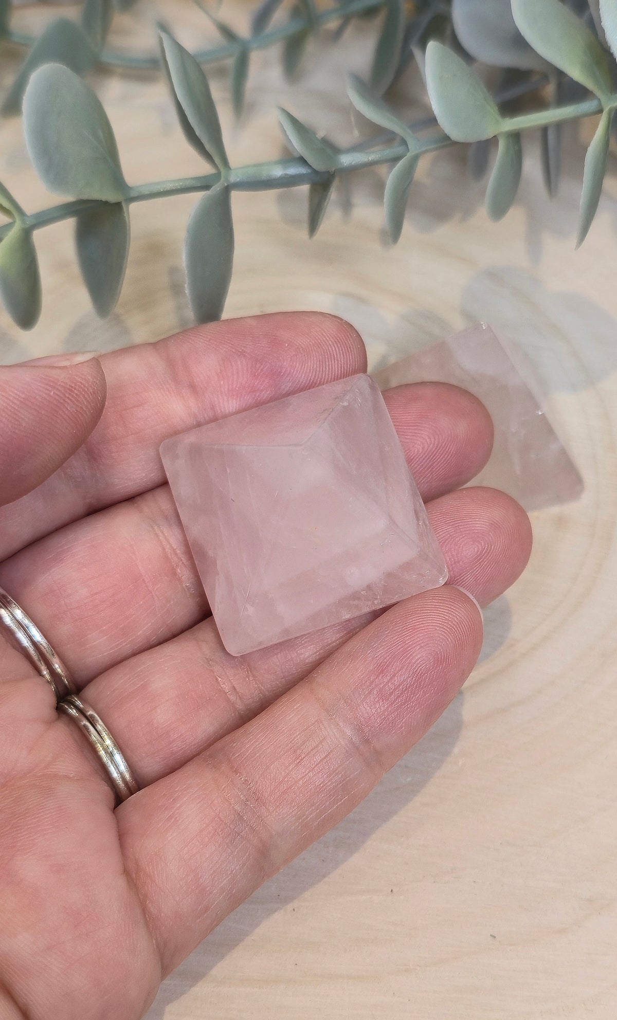 Pyramide Quartz rose