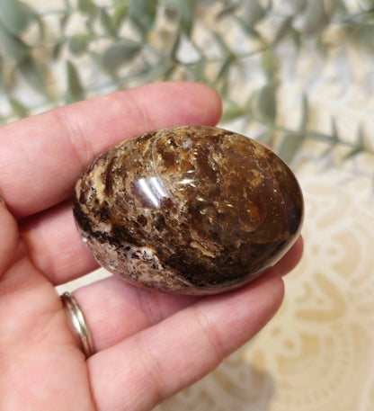 Pierre de paume Opale noire