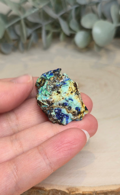 Azurite Malachite Chrysocolle brute