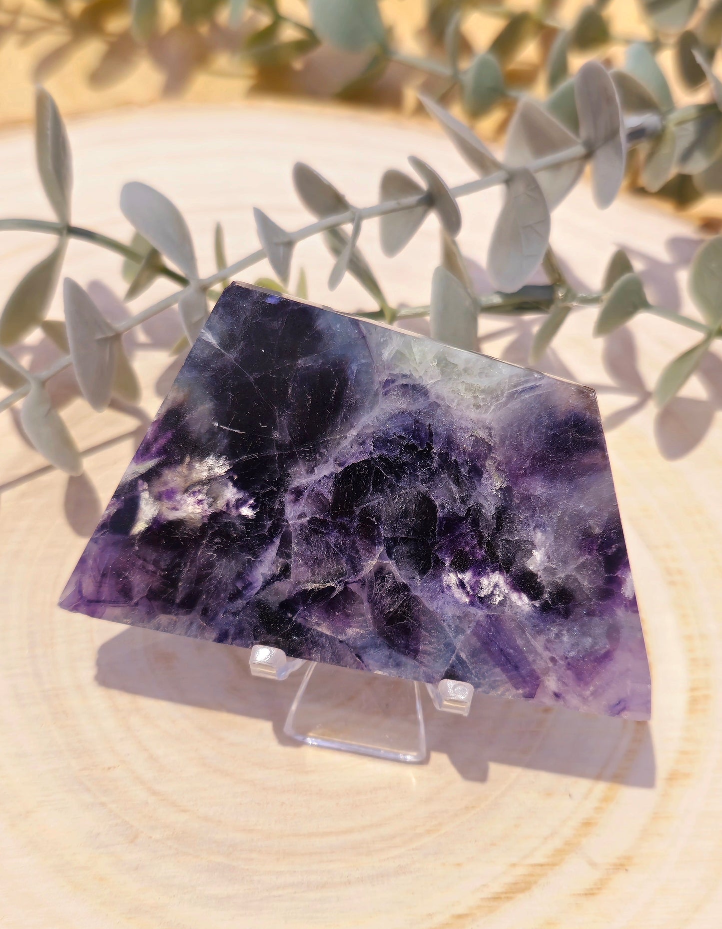 Tranche Feather Fluorite