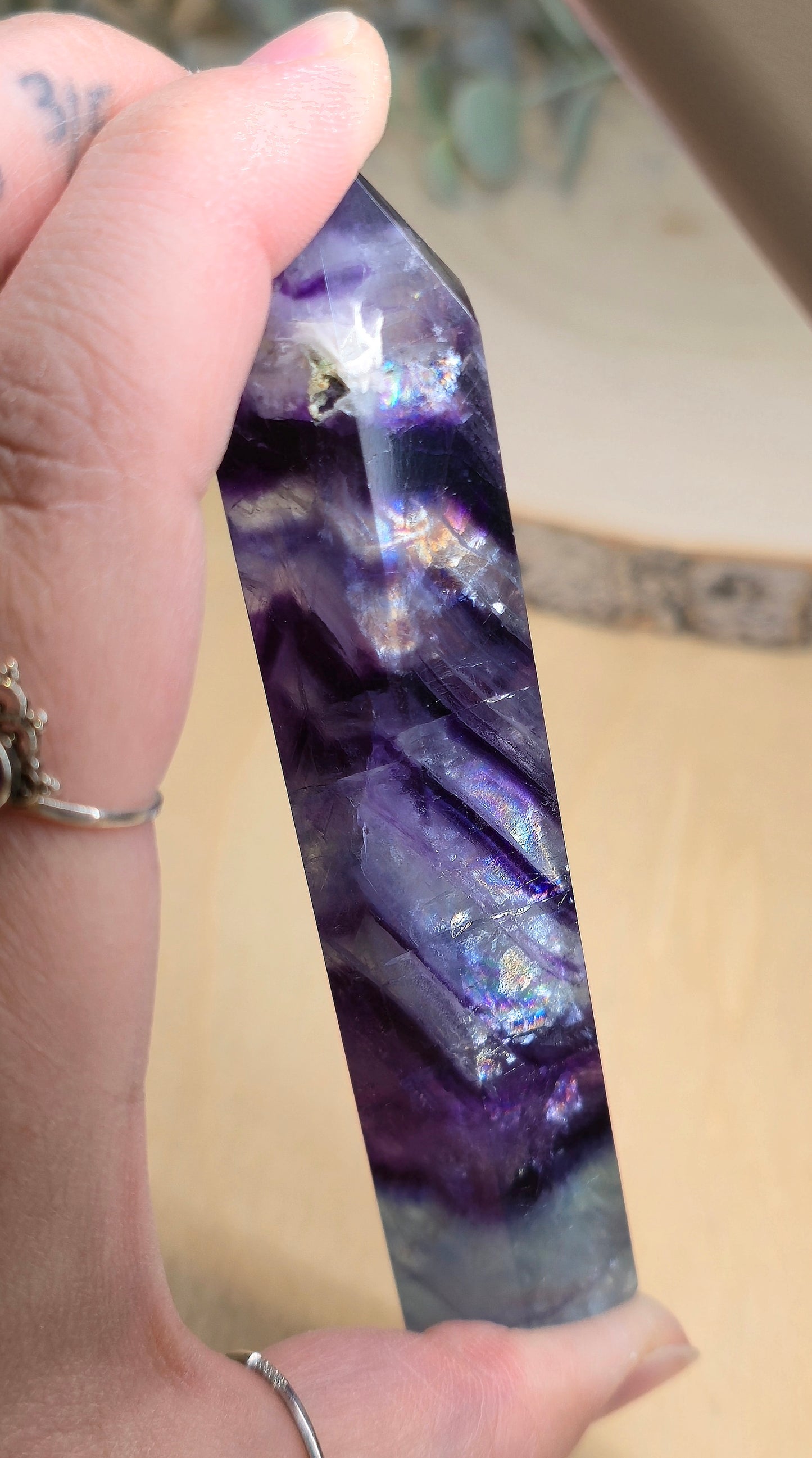 Pointe en Fluorite