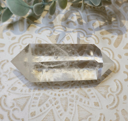 Pointe double en Quartz clair