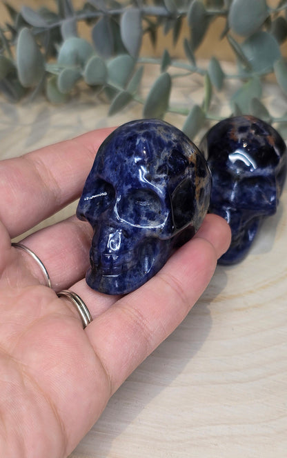 Crâne en Sodalite