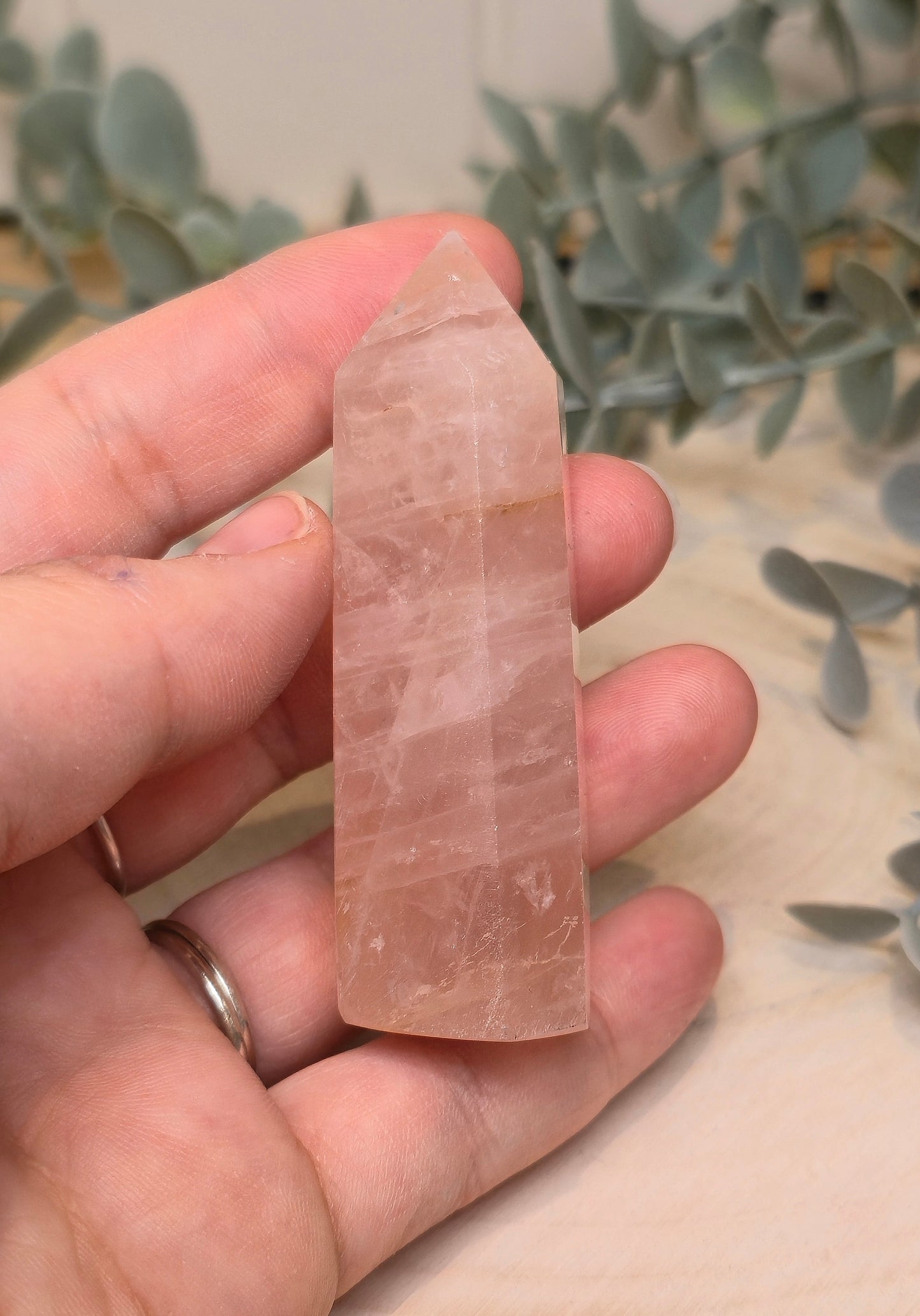Pointe en Quartz rose