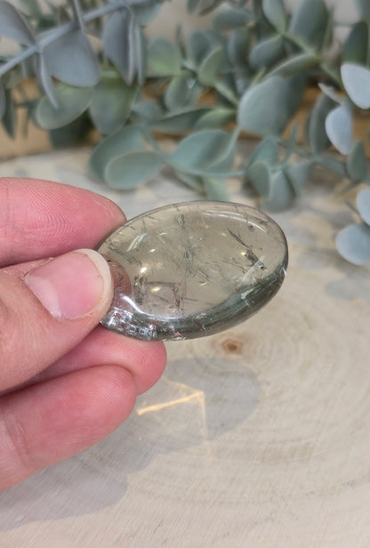 Pierre de paume en Prasiolite