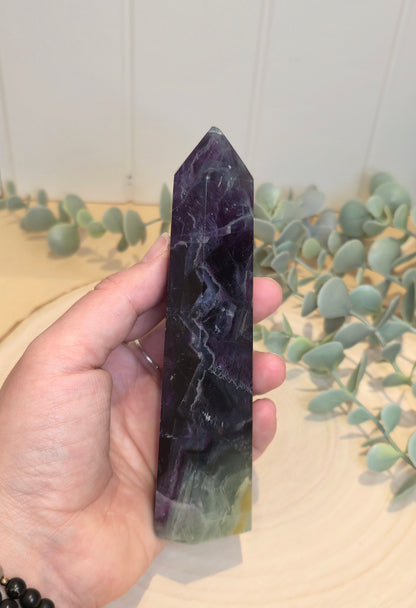 Pointe en Fluorite