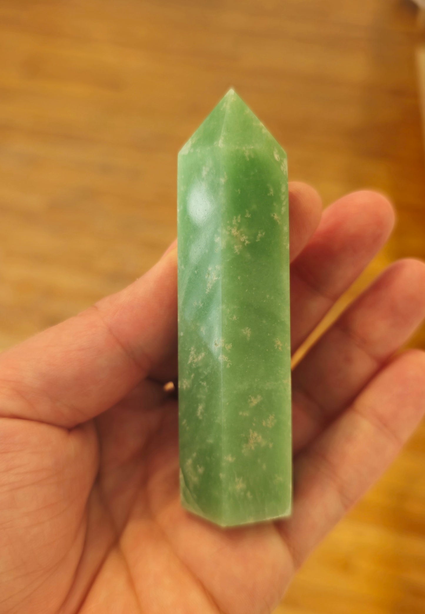 Pointe en Aventurine verte